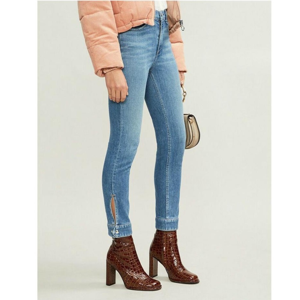 Rag & bone Avery cuffed cigarette jeans